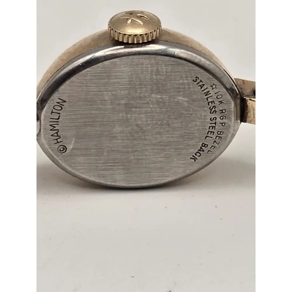 Hamilton Vintage Women’s Watch 10K RGP Bezel Stainless Steel Back